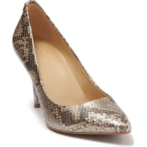 Michael Kors Snakeskin Print Flex Mid Pump