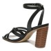 Sandales Franco Sarto Olina Wicker Block Heel Ankle Strap